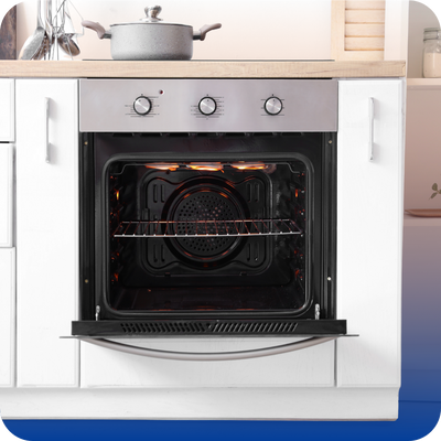 A kitchen scene showcasing a stove and oven, pertinent for homeowners looking for contractor assistance with appliance problems.